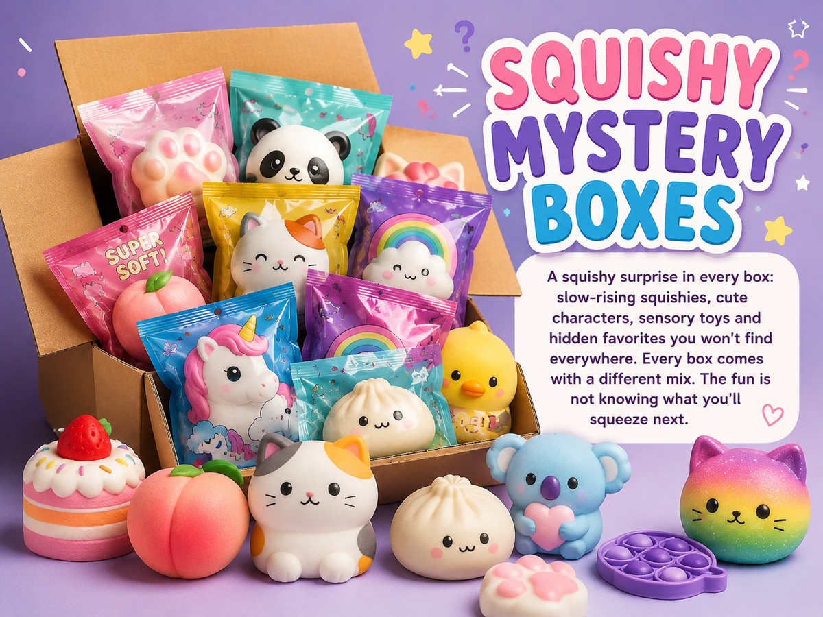 SQUISHY MYSTERY BOXES