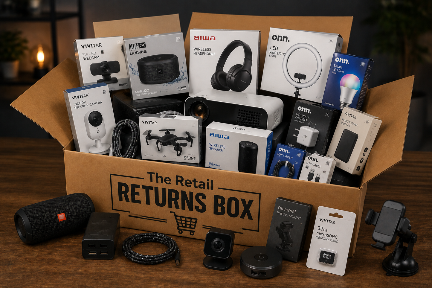Retail returns mystery box blind box electronics and general merchandise reseller