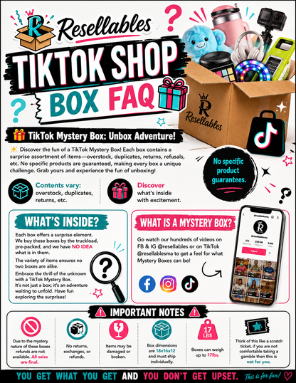 TikTok mystery box illustration