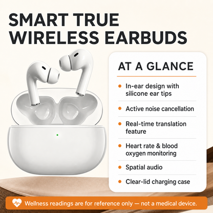 EARSOLE Smart Pro 3 wireless earbuds features at a glance