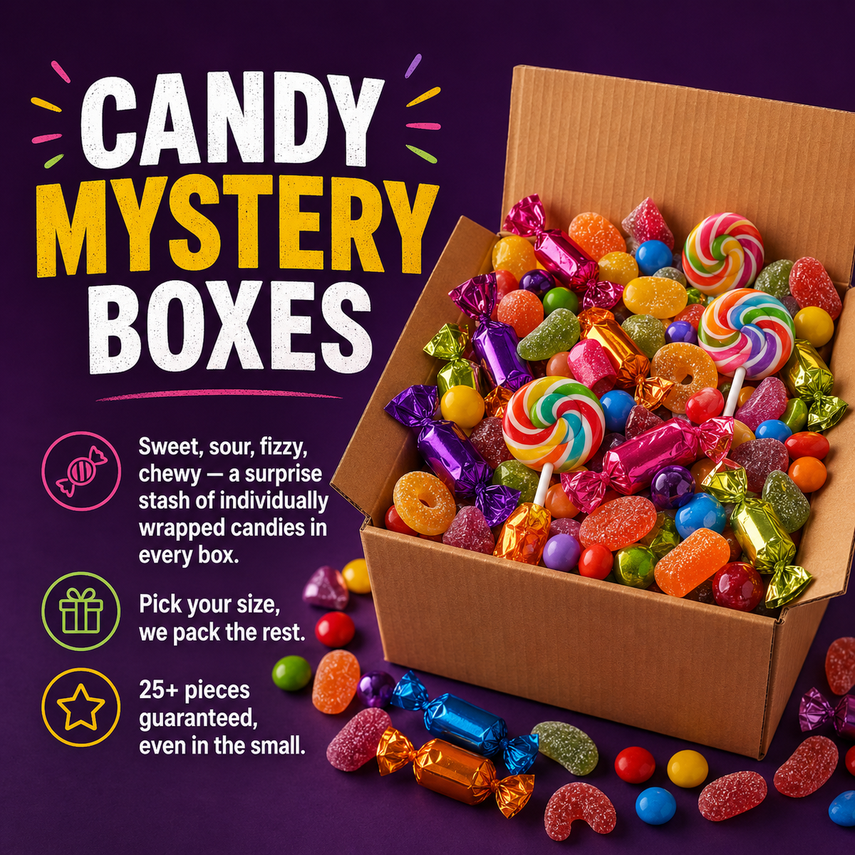 CANDY MYSTERY BOXES